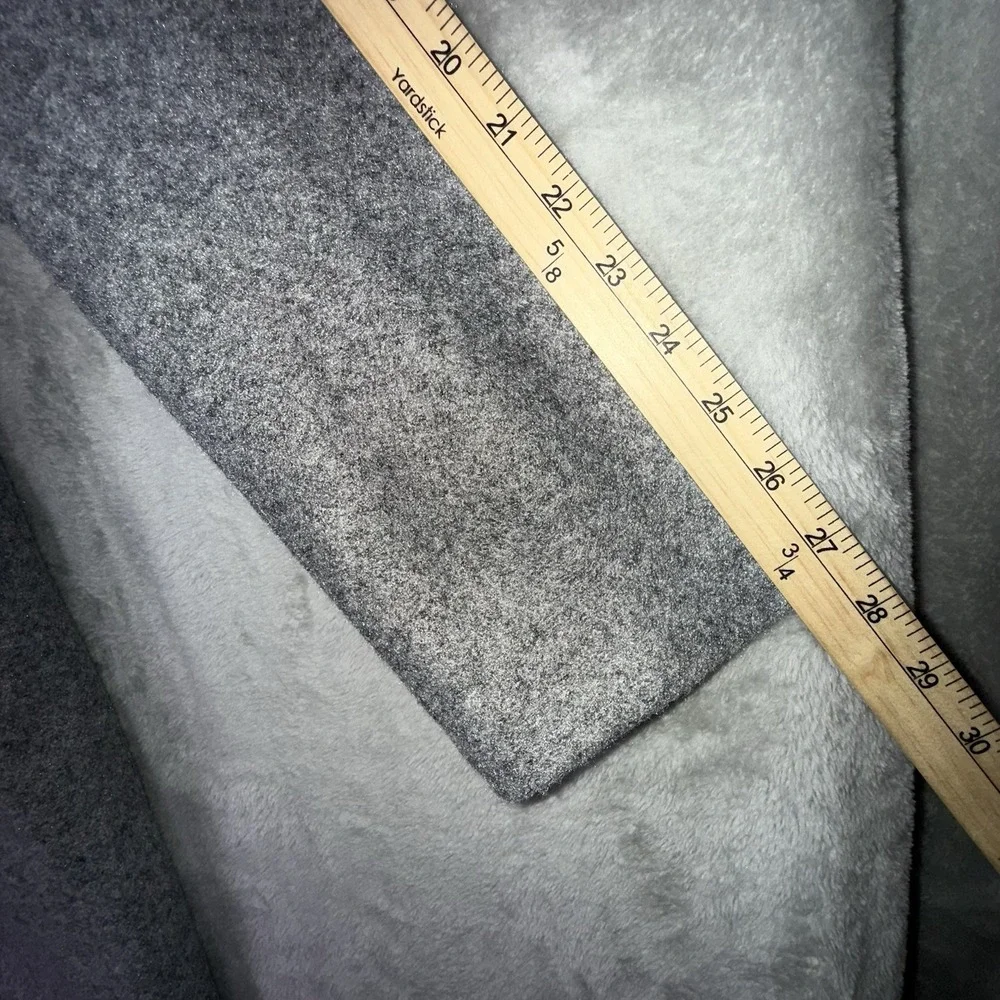 Old Navy Long‎ Peacoat Womens XL Tall Button Front Funnel Neck Light Gray